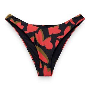 prAna Lahari Classic Swim Bottom Size M | NWT | Rose Fire Indo Disco | UPF 50+
